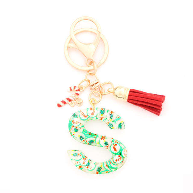 Initial letter keychain