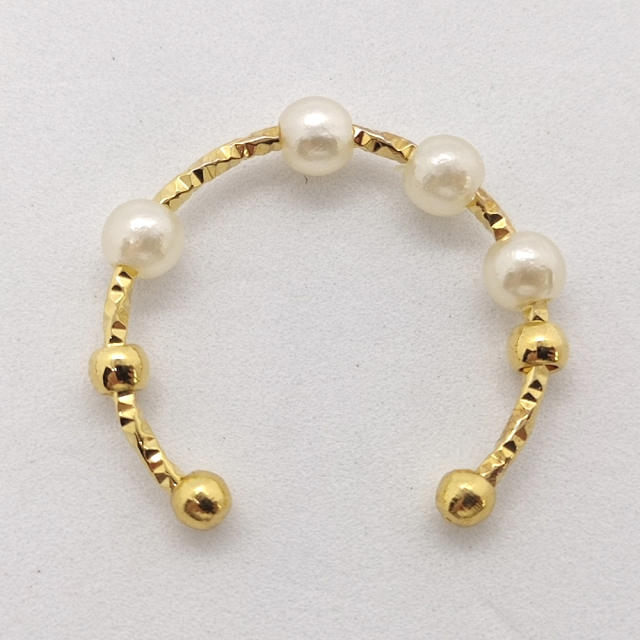 Pearl anxiety ring