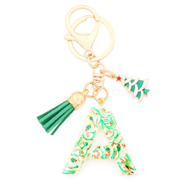 Initial letter keychain