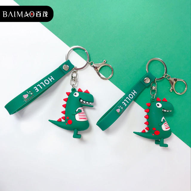 cartoon dinosaur keychain