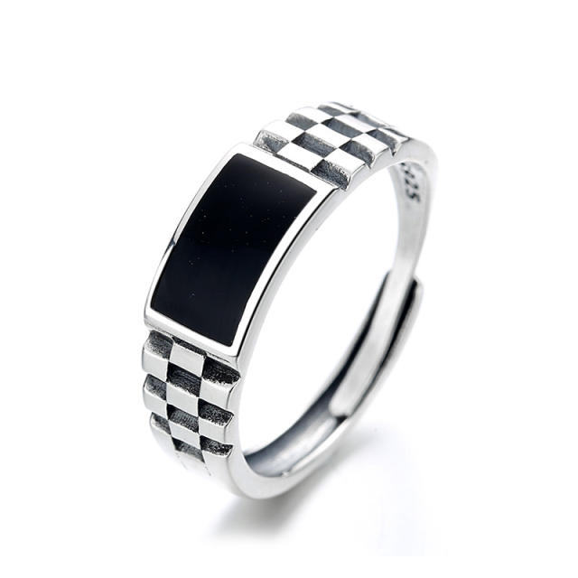 S925 sterling silver punk rings