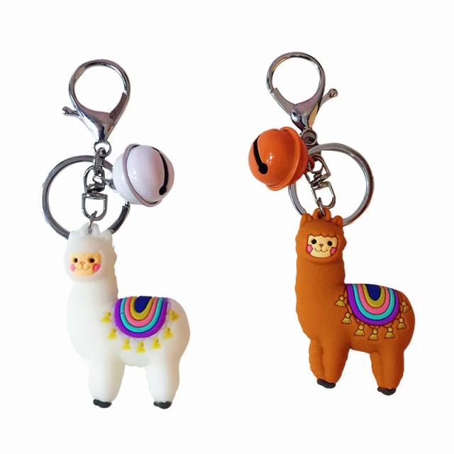 Cartoon alpaca doll keychain