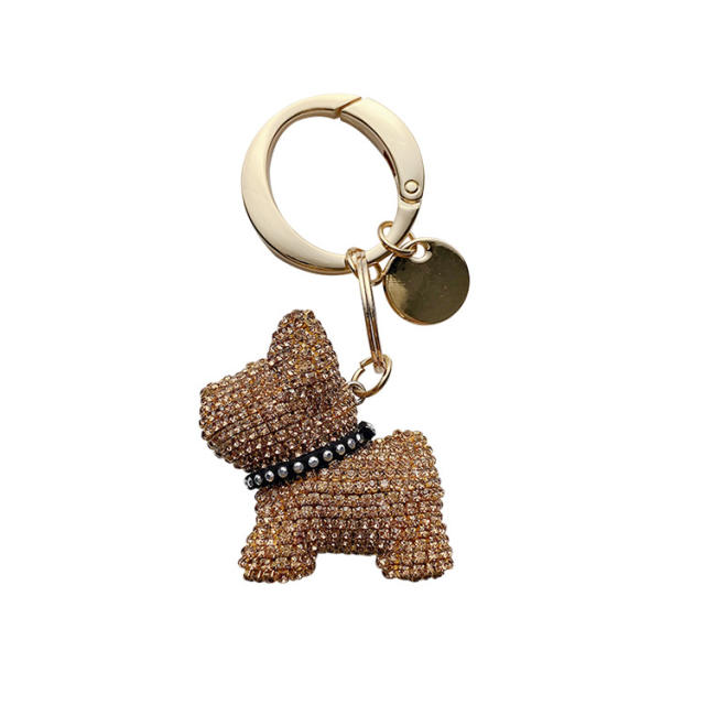 Diamond dog keychain