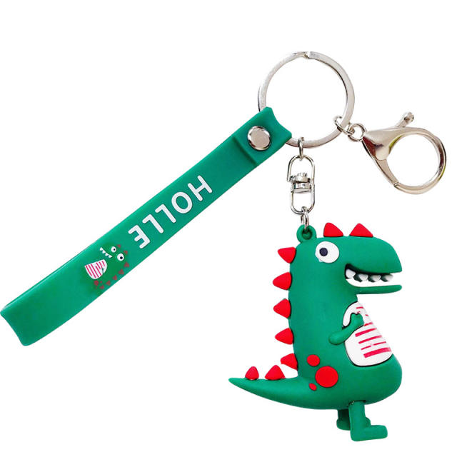 cartoon dinosaur keychain