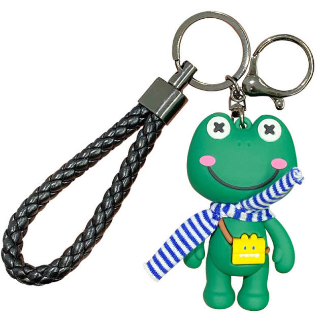 Cute frog cartoon keychain