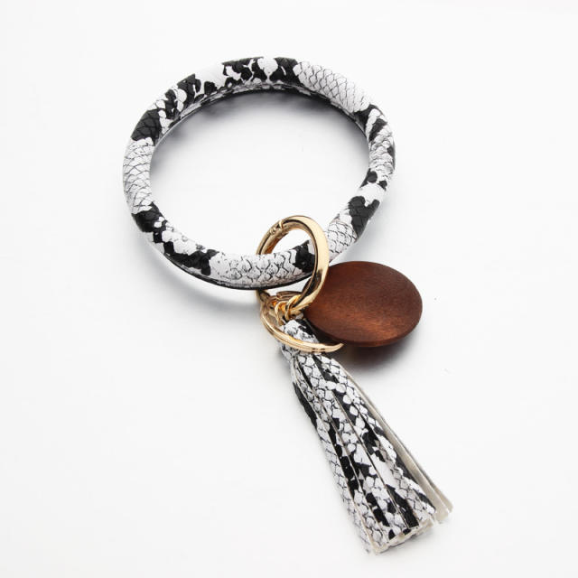 Tassel bracelet keychain