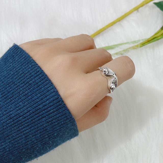 Frog open finger ring