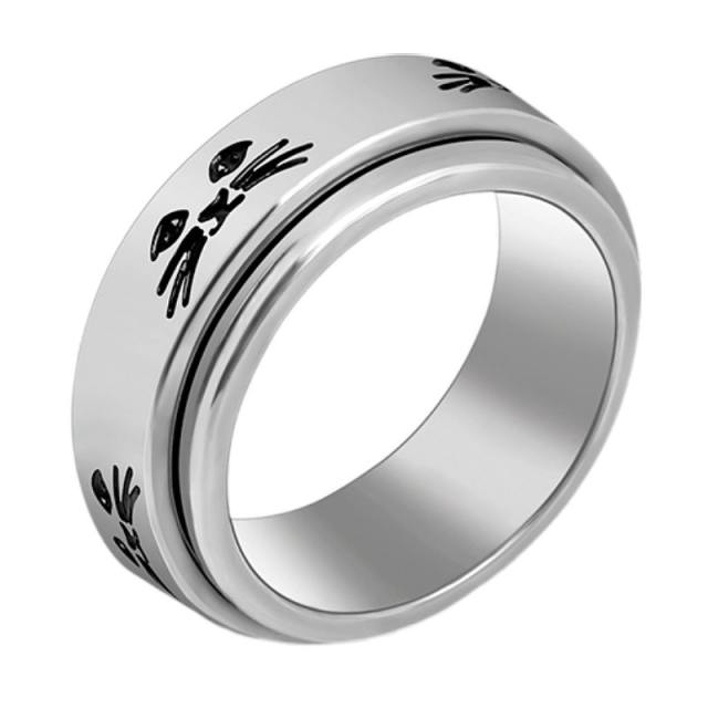 Hot sale stainless steel anxiety ring