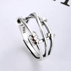 S925 sterling silver spin beads Anxiety rings