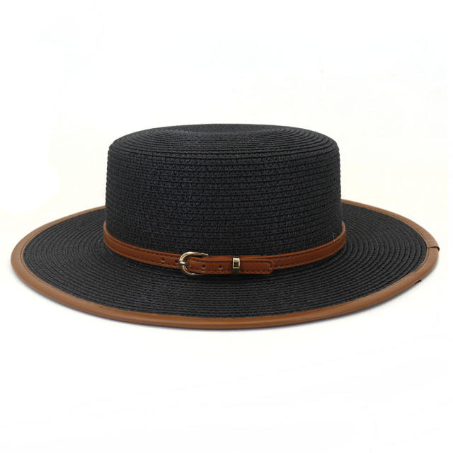 Straw boater hat