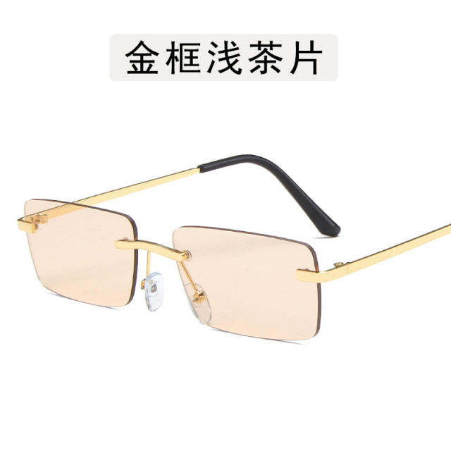 Vintage rimless sunglasses