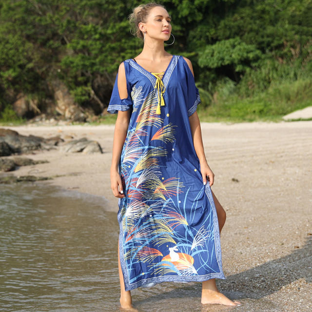 Printing beach dress