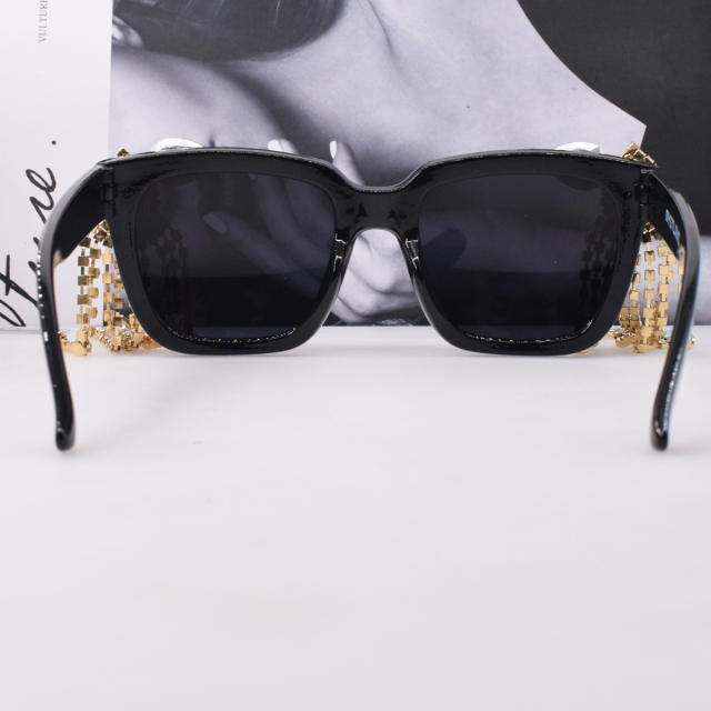 Fashion crystal tassel sunglasses