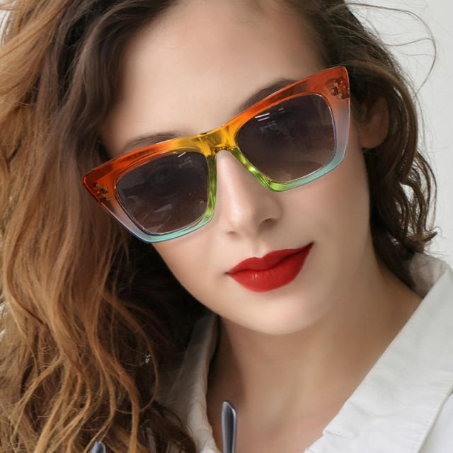 Color frame sunglasses