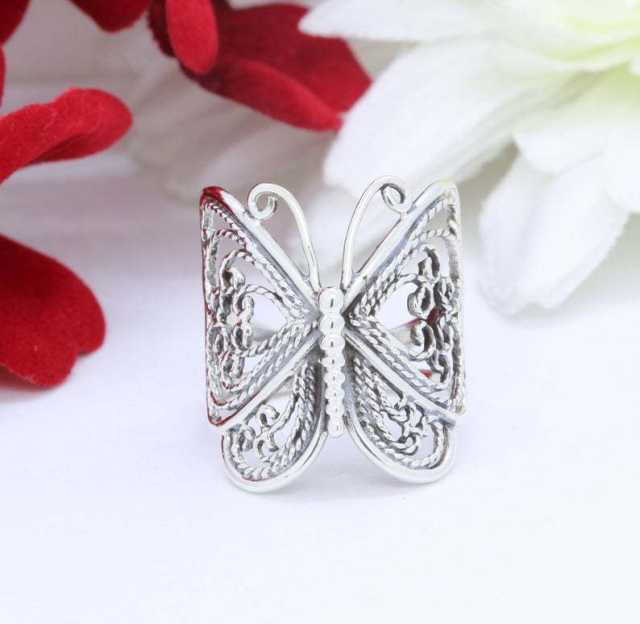 Vintage butterfly rings