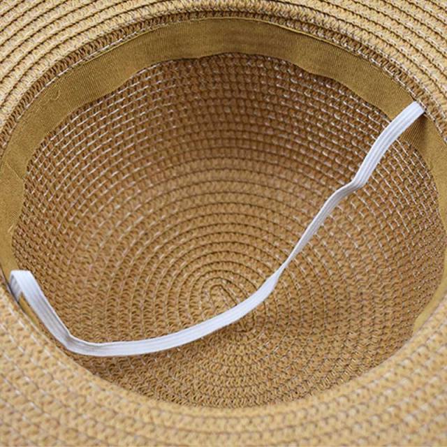 Wide brim straw sun hat