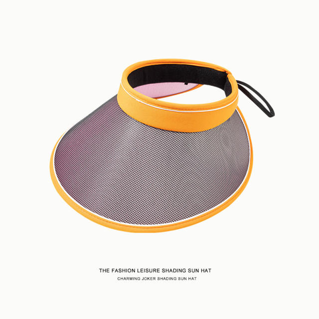 UV protection wide brim cycling visors