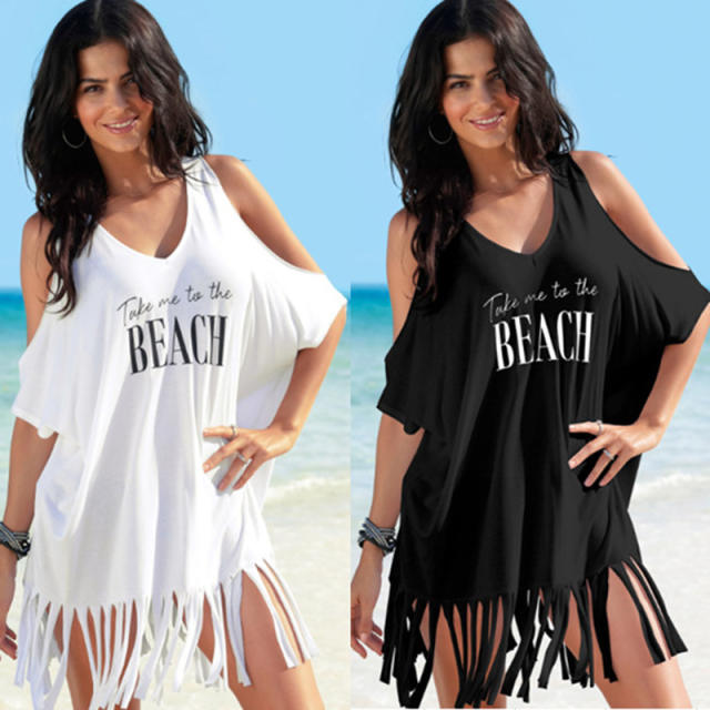 Tassel swimsuit cover up