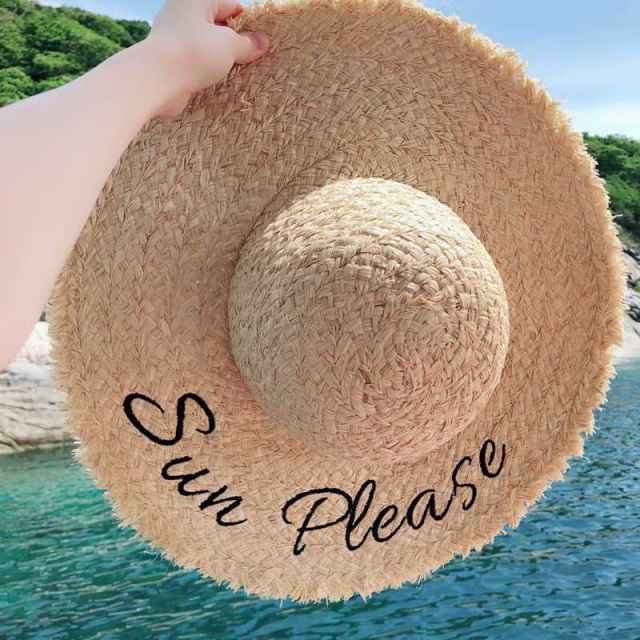 Beach holiday straw hat