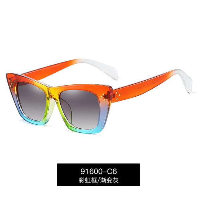 Color frame sunglasses