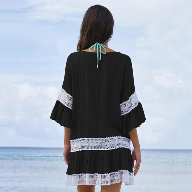 Hot sale swimsuits cover up beach dress