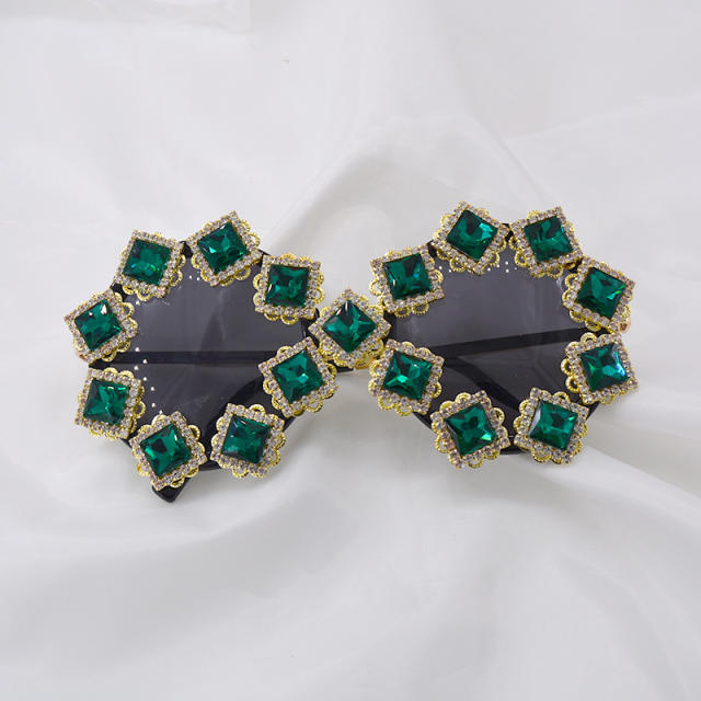 Fashion crystal sunglasses