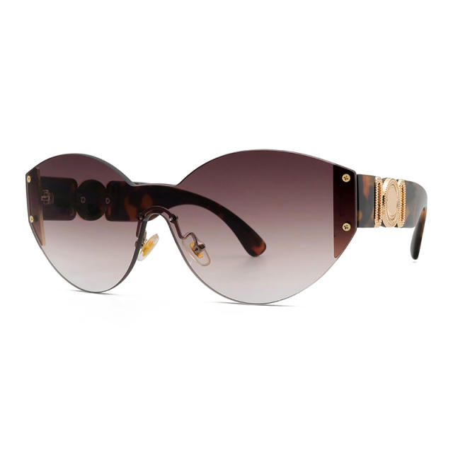 INS popular rimless women sunglasses