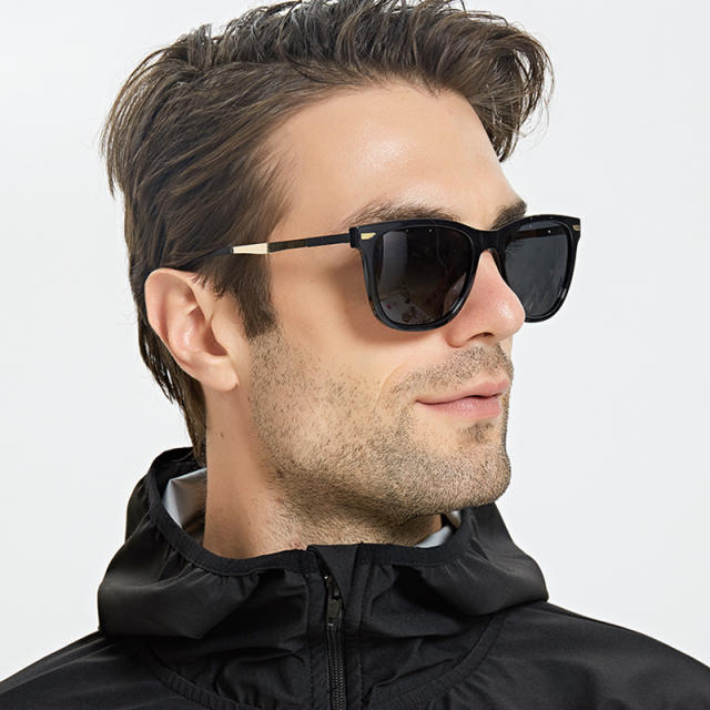 TR90 casual square shape mens sunglasses