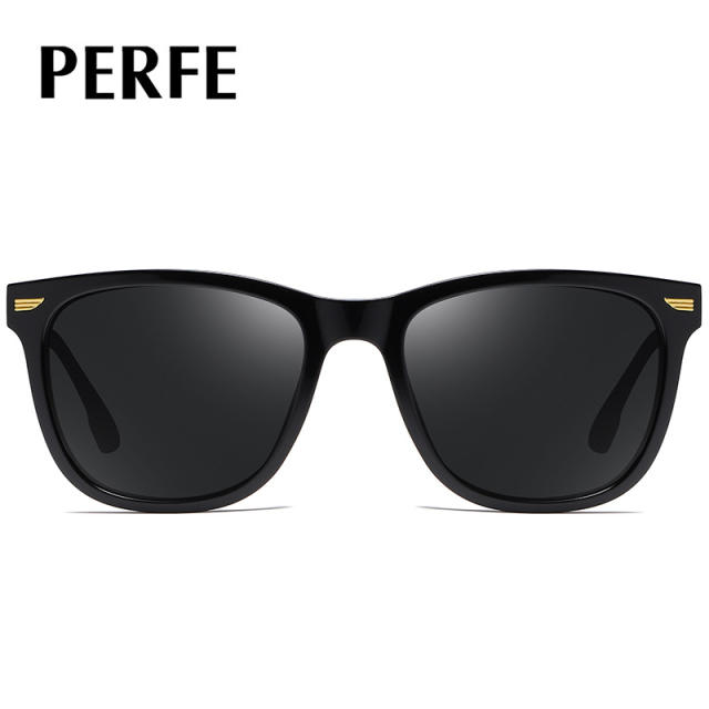 TR90 casual square shape mens sunglasses