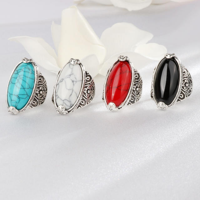 Vintage turquoise ring for women