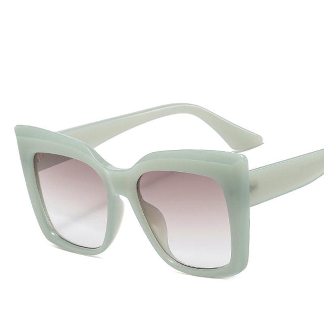 New design big rim women sunglasses