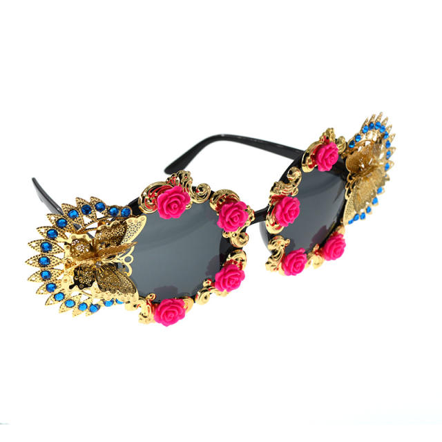 Fashion butterfly flower sunglasses