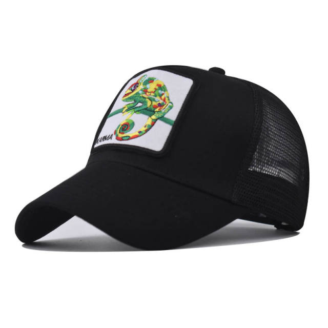 New animal embroidered cotton baseball cap