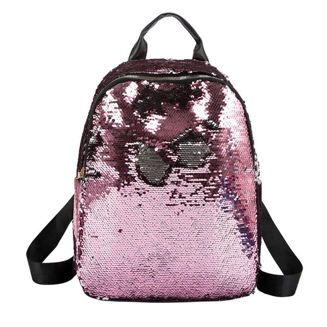 Sequined backpack