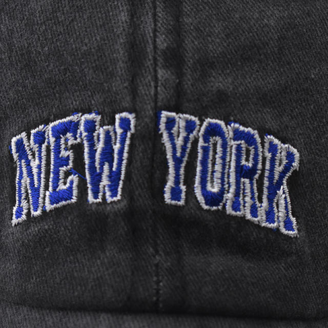 Fashion NEW YORK letter embroidered cotton baseball cap