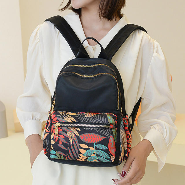 Oxford cloth backpack for women