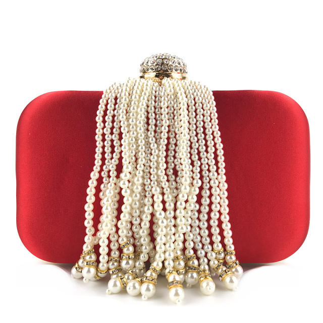 Pearl tassel evening bags