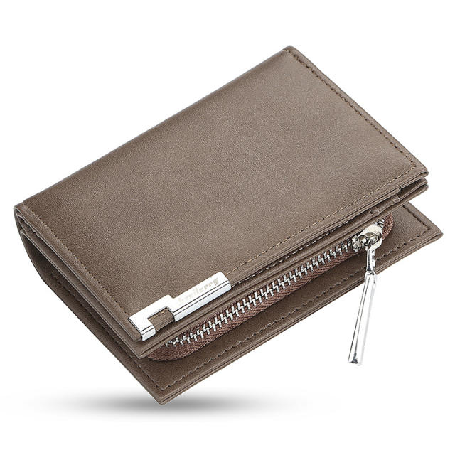 Short style fashion zipper purse