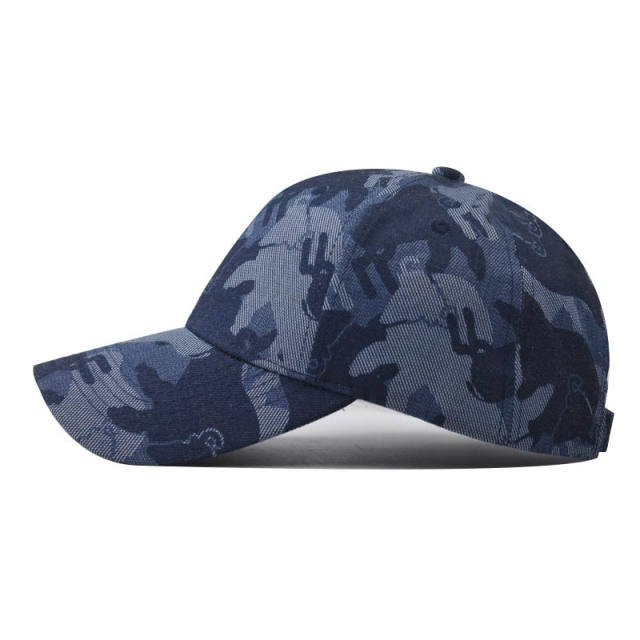 Chinese style tie-dye baseball cap