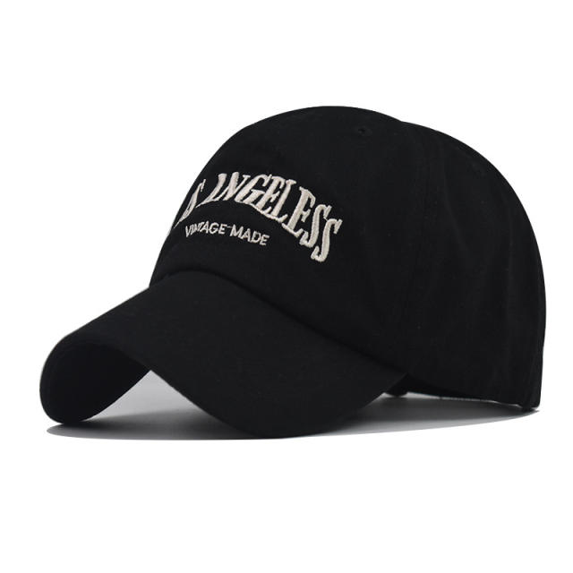 Letters embroidery classic baseball cap