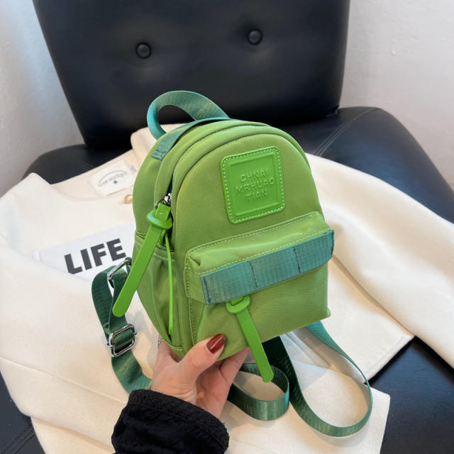 Korean fashion nylon mini backpack