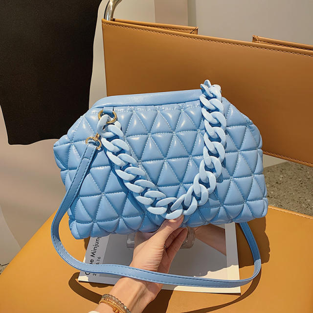 Classic easy match color chain bag for women