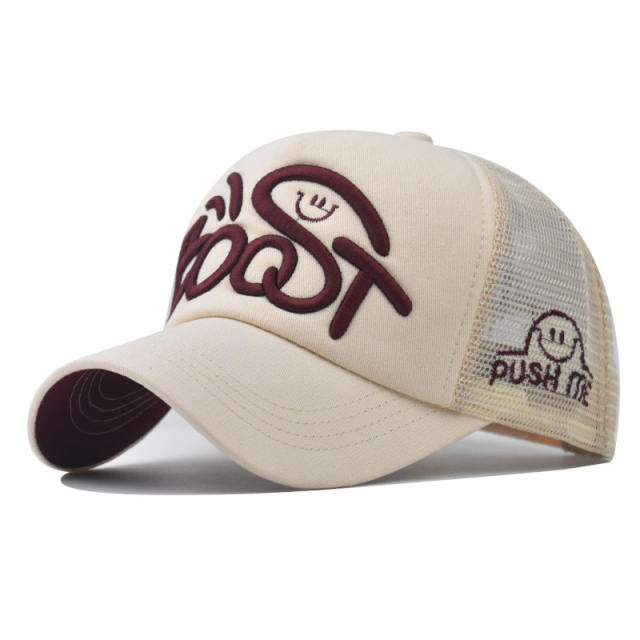 New bost letter cotton baseball cap