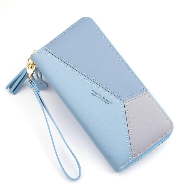Fashion new color matching tassel purse