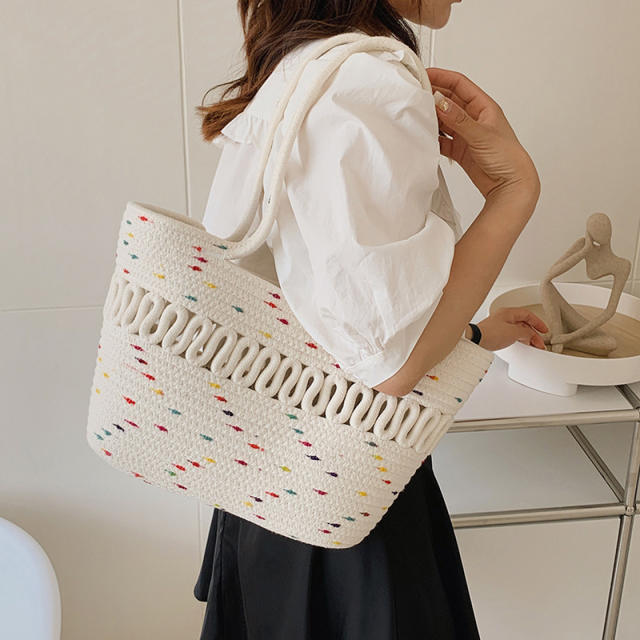 2022 summer straw beach tote bag