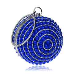 Hot sale color pearl beads ball shape evening bag