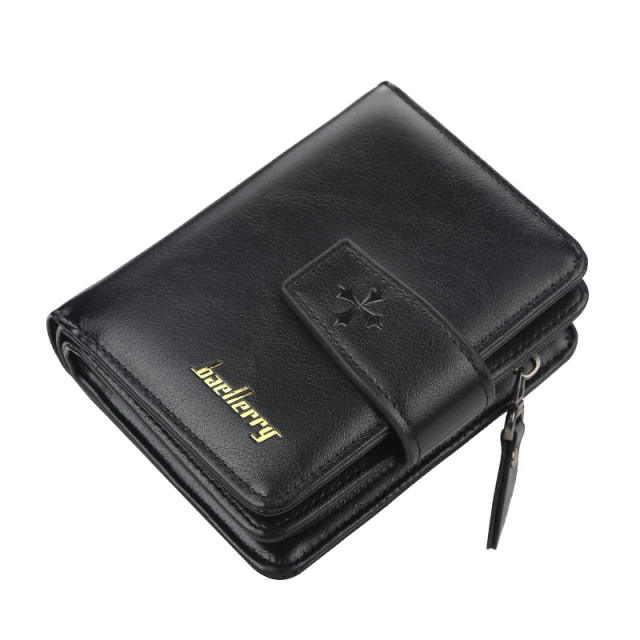 Short style multifunction zipper purse