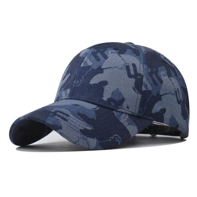 Chinese style tie-dye baseball cap