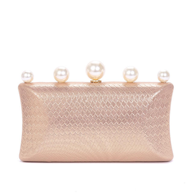 French trend pearl evening bag