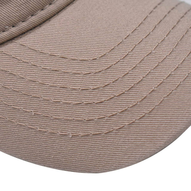 Fashion solid color cotton baseball cap